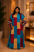 Amina Patchwork Maxi Boubou