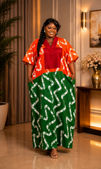 Sunset Harmony Boubou Dress