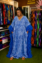 Elegant Ruffle kaftan