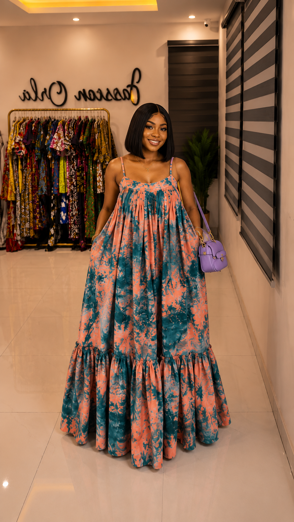 Serena Tie-Dye Maxi Dress