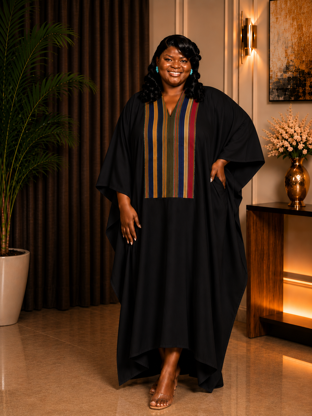Midnight Heritage Kaftan