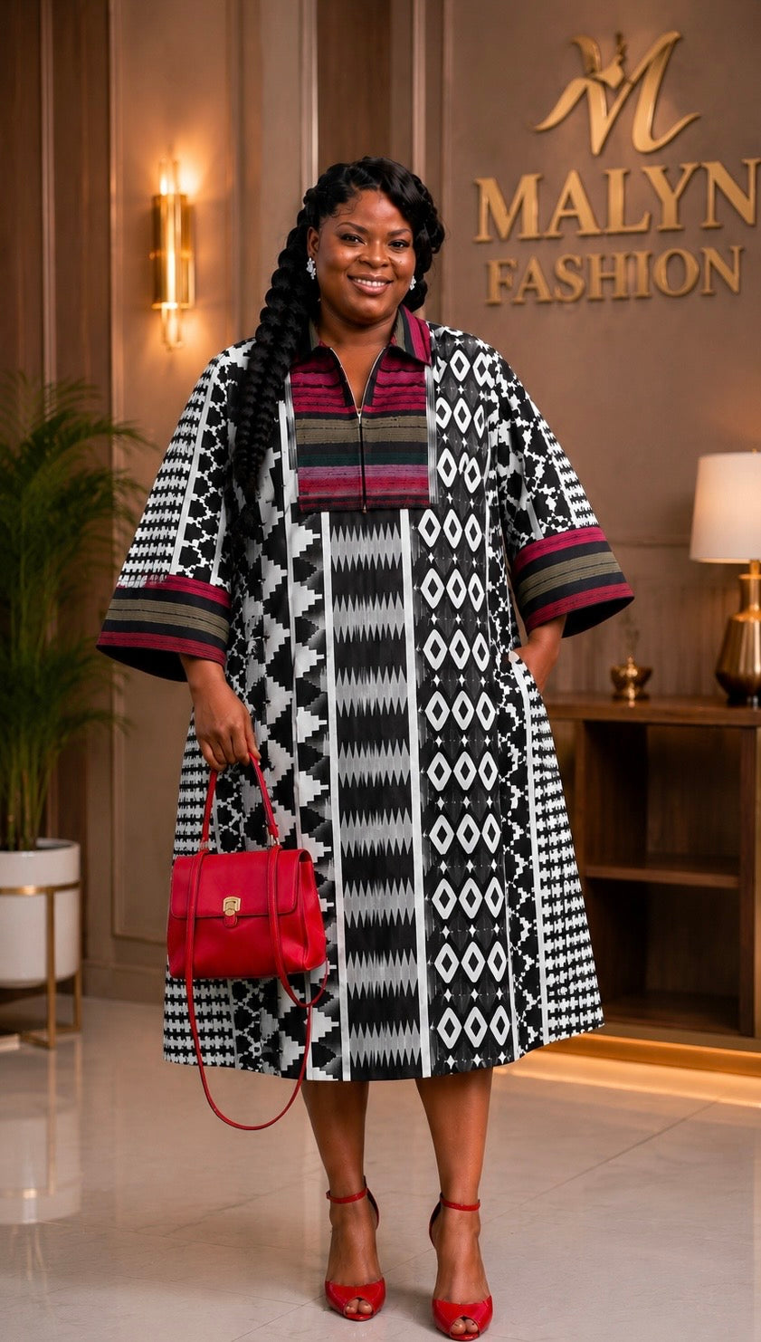 Monochrome Majesty Boubou