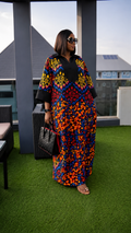 Sunset Mosaic Maxi Dress