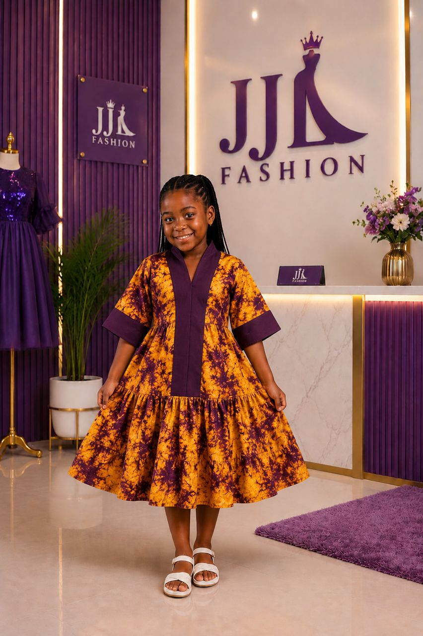 Children girl occasionally dress