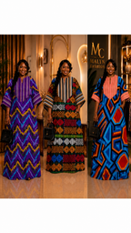 Elegant Panel Maxi Boubou
