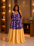 Adire Harmony Maxi Dress