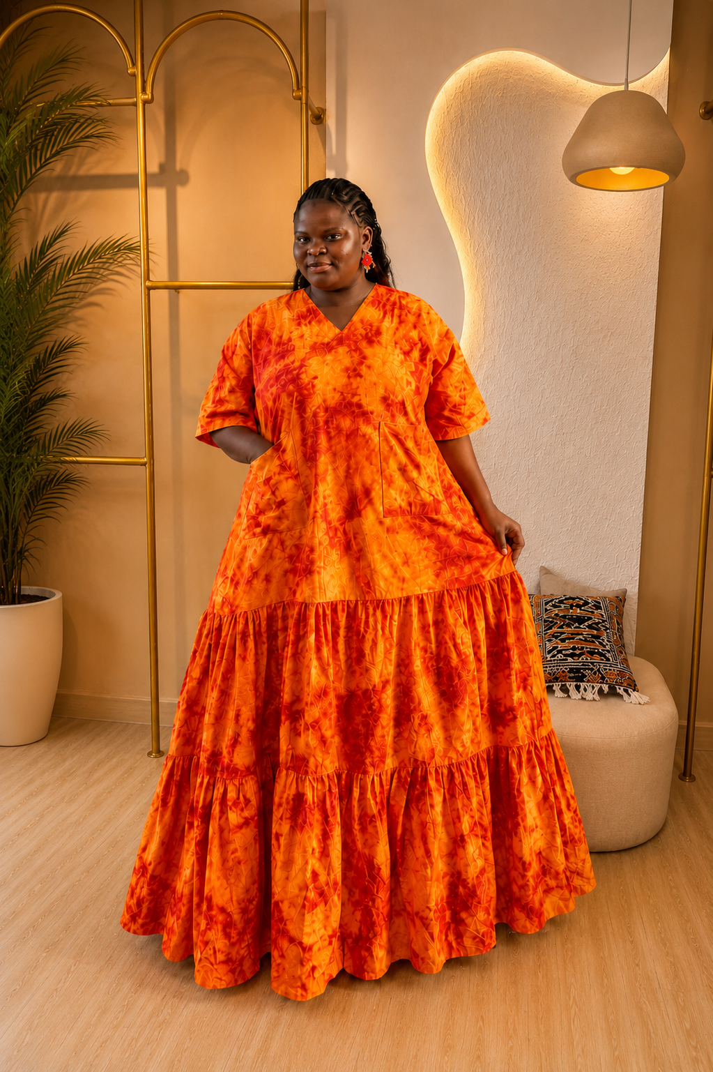 Maya Tie-Dye Maxi Dress