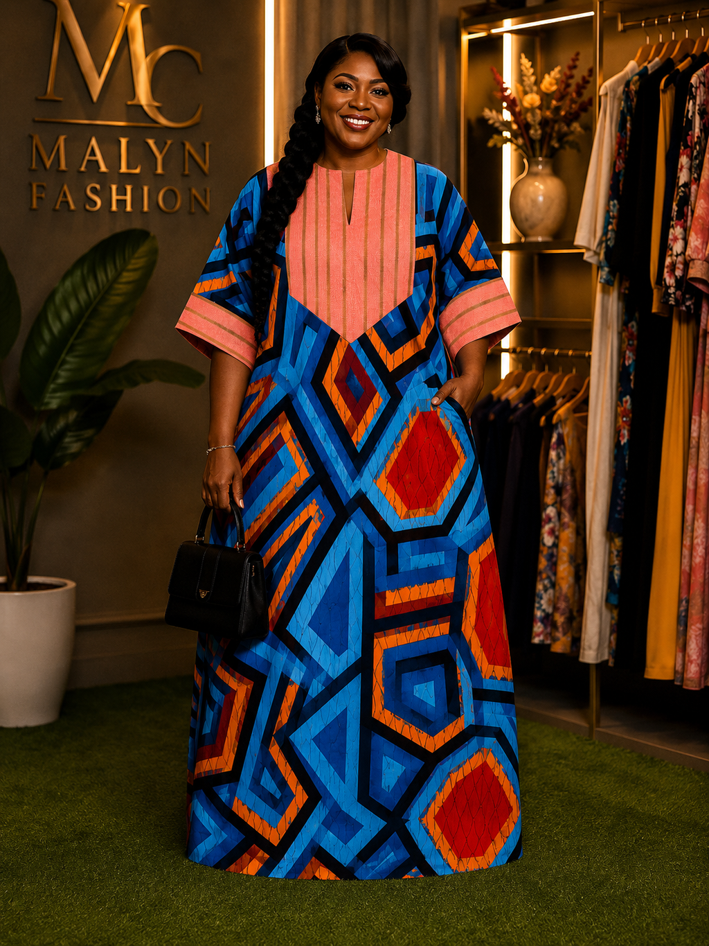 Elegant Maxi boubuo dress