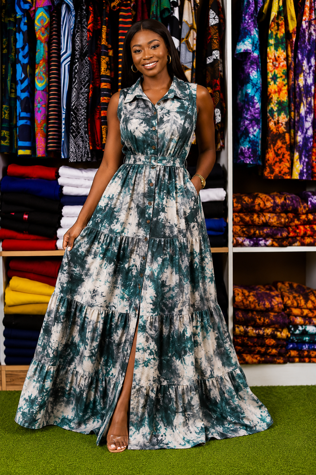 Gracefull Tye dye dress