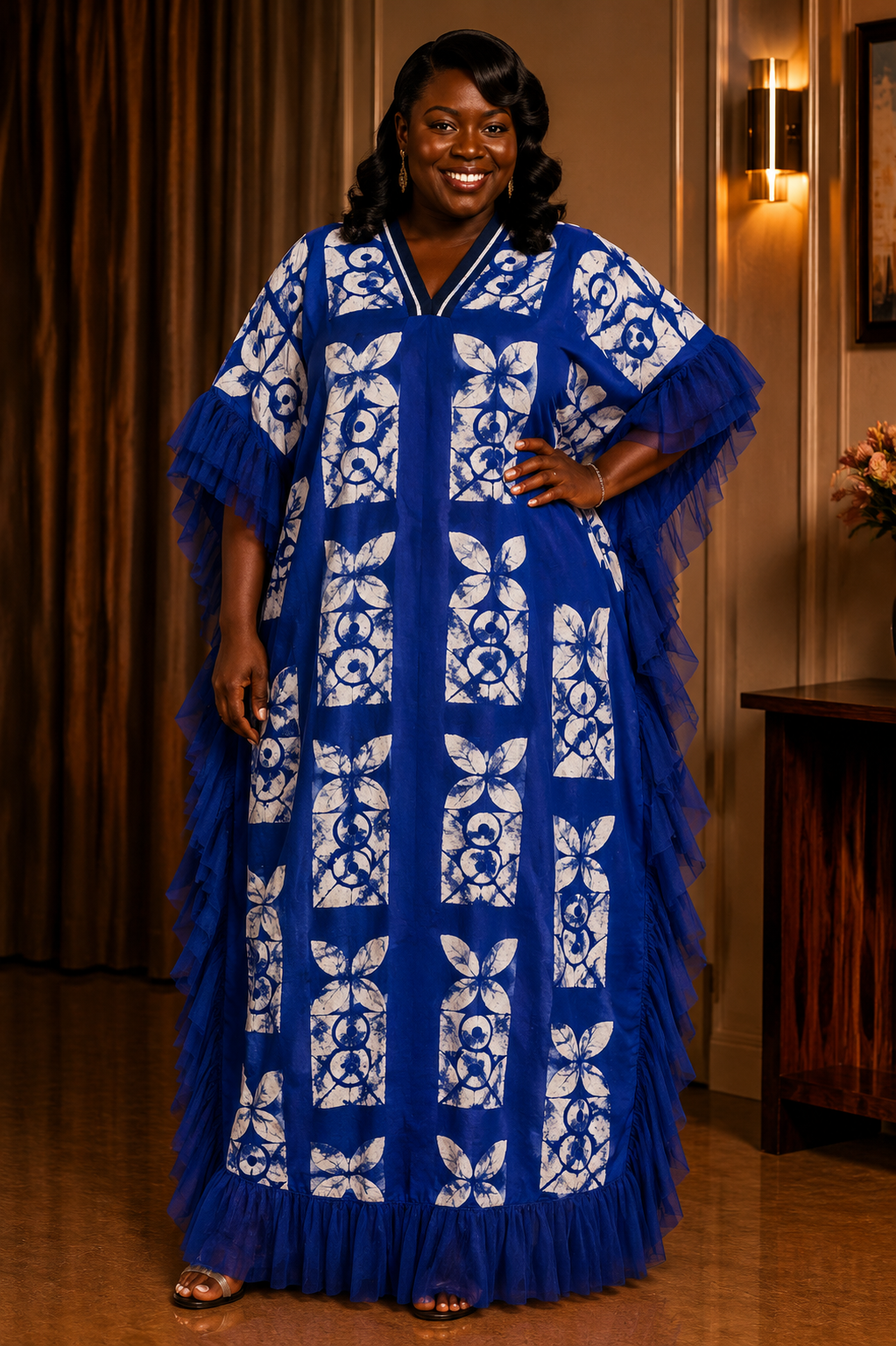 Adire  Luxe Boubou