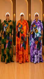 Tie-Dye Maxi Boubou