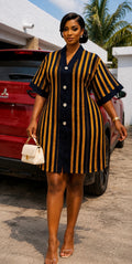 Button-Front Dress