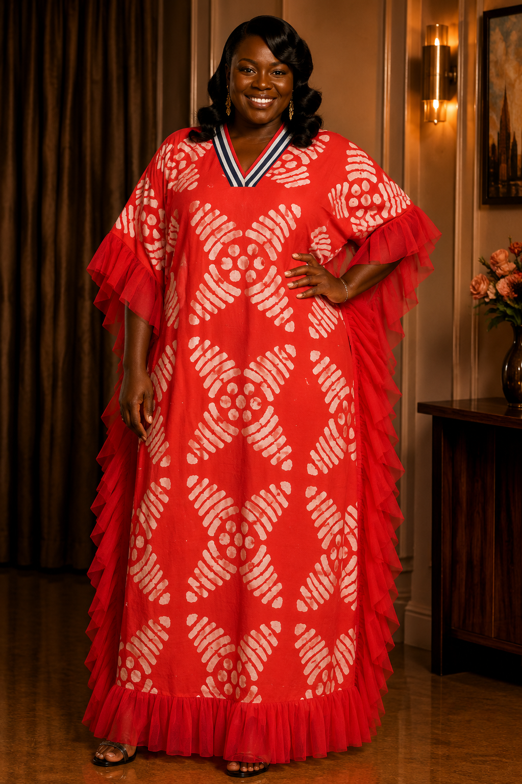 Adire  Luxe Boubou