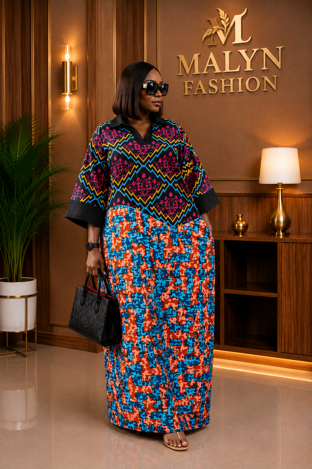 Mosaic Maxi Dress