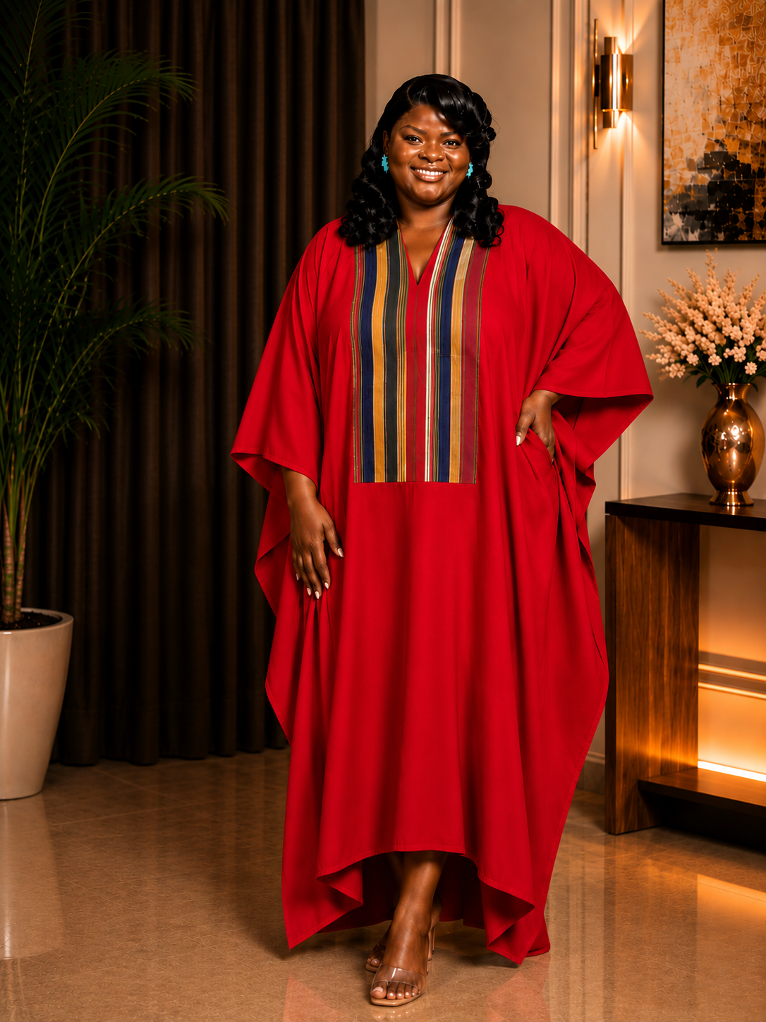 Midnight Heritage Kaftan