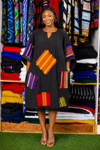 Asooke Patch Dress