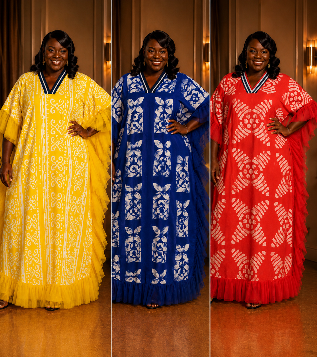 Adire  Luxe Boubou