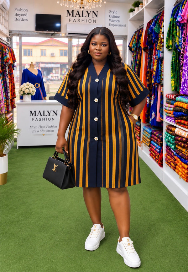 Button-Front Dress