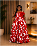 Ruby Elegance Maxi Dress