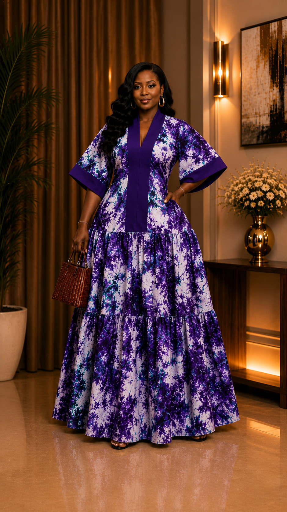 Amethyst Grace Maxi Dress  Description:
