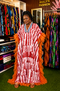 Elegant Ruffle kaftan