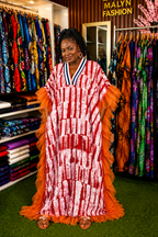 Elegant Ruffle kaftan