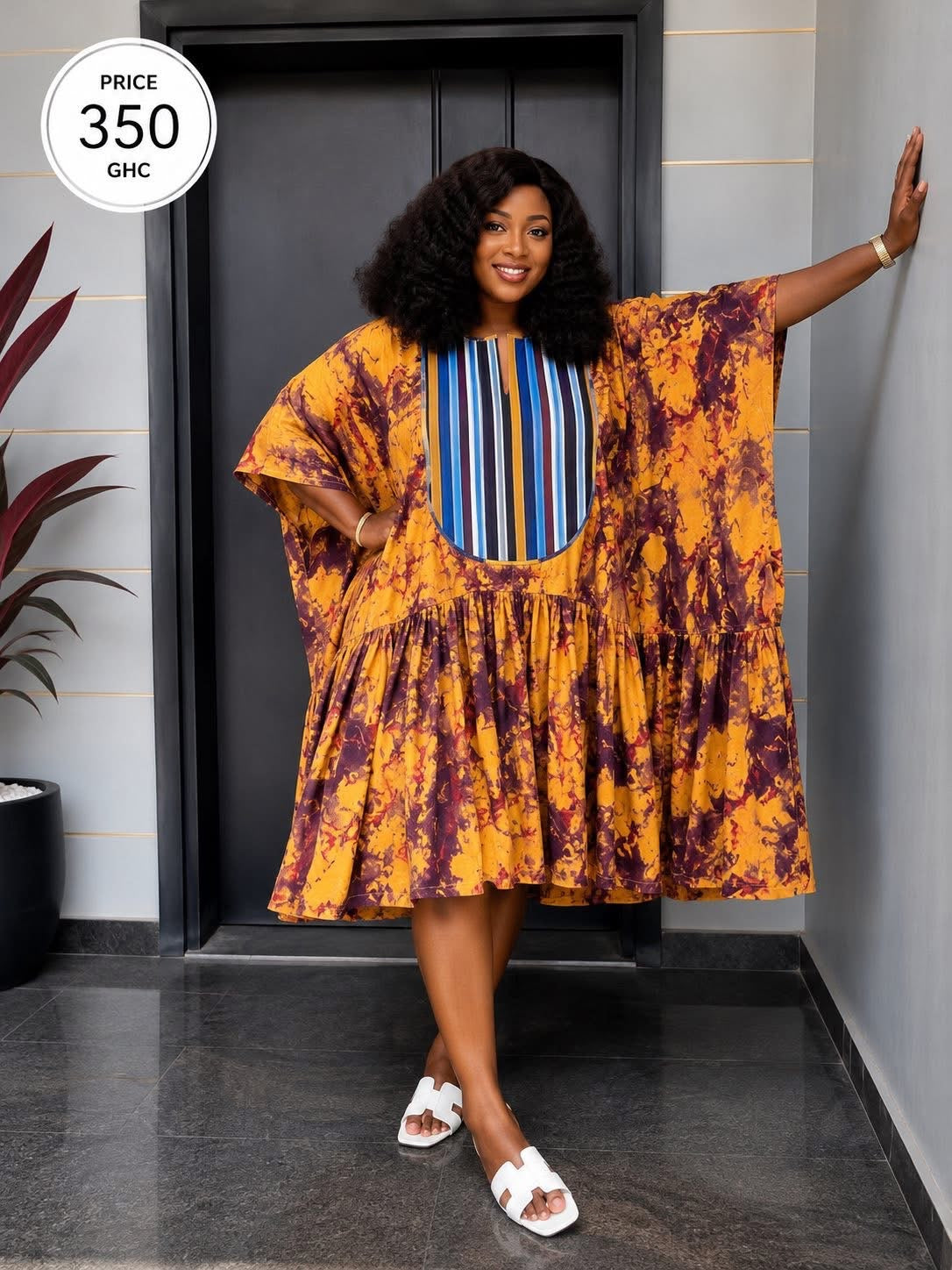 Elegant short Boubou Dress