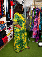 Emerald Harmony Bubu Maxi Dress