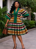 Ruffle Flare Dress