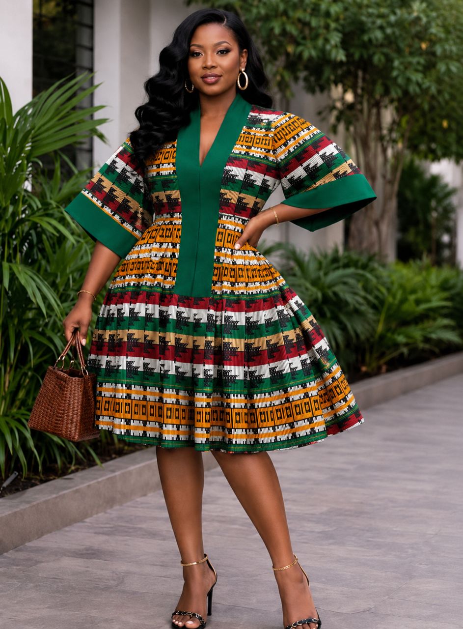 Ruffle Flare Dress