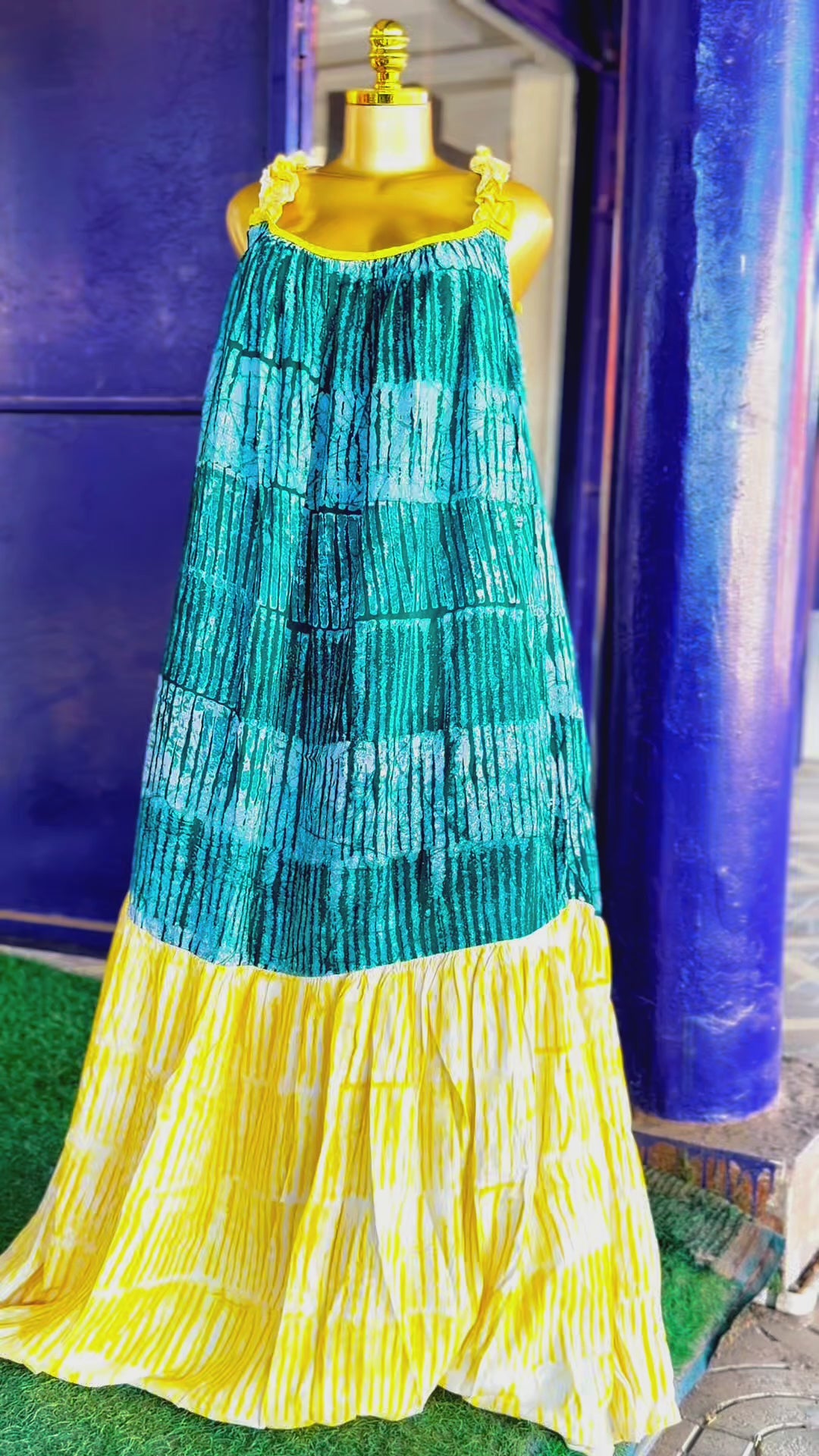 Adire Harmony Maxi Dress