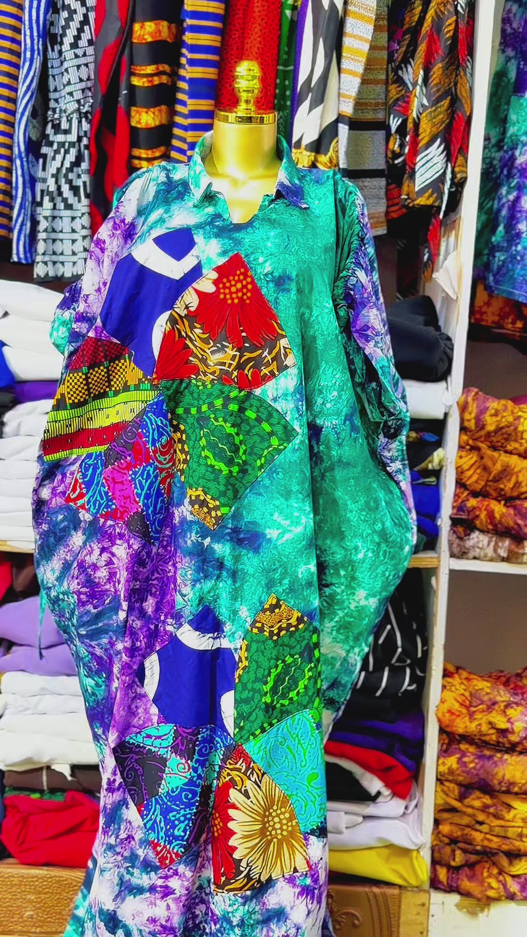 Tie-Dye Maxi Boubou