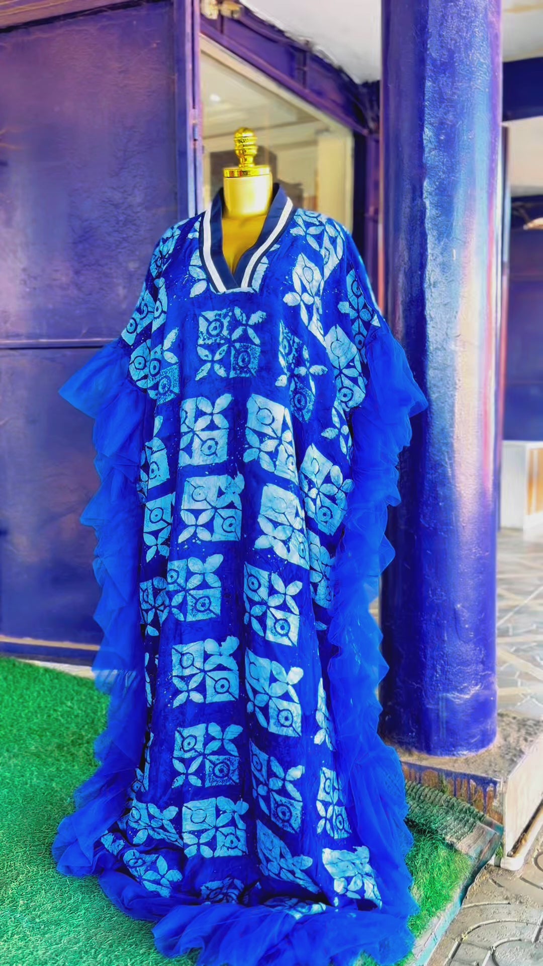 Adire  Luxe Boubou